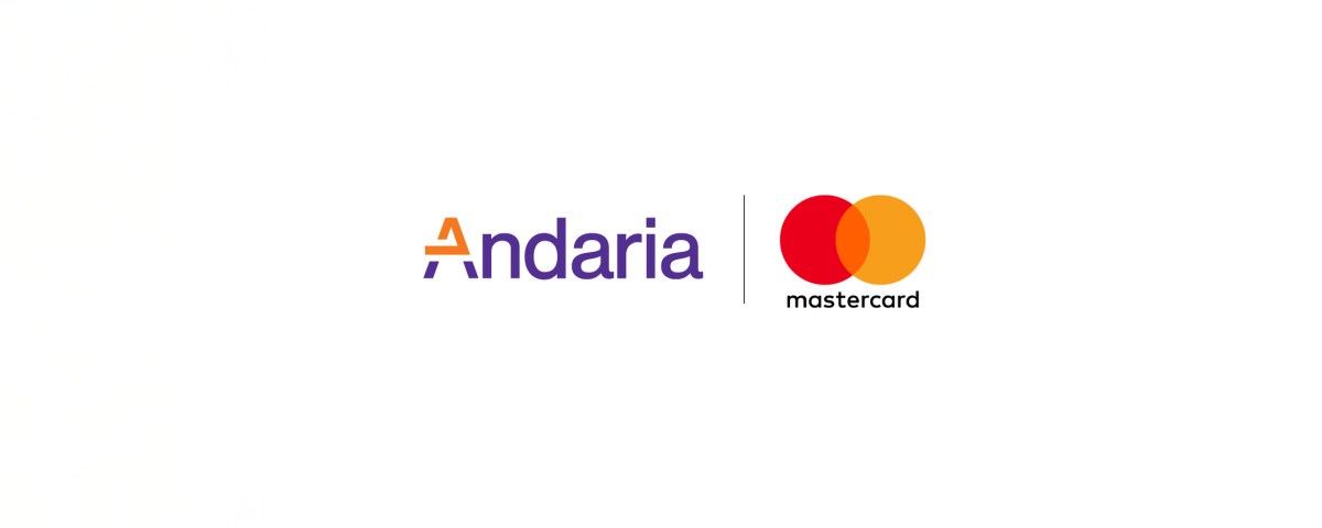 Andaria Announces Partnership With Mastercard